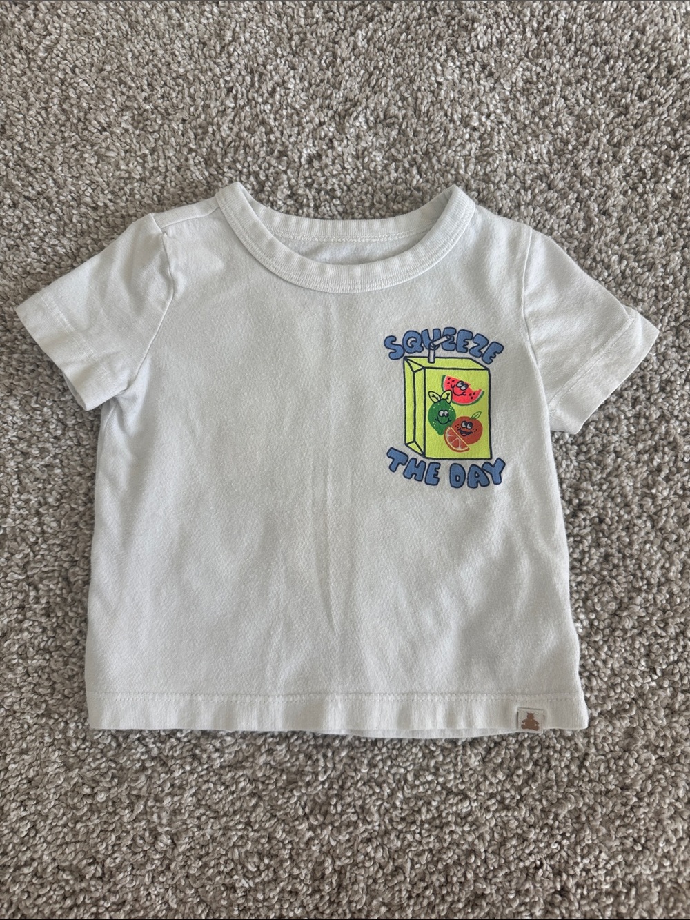 Baby GAP 'Squeeze the Day' Short Sleeve Graphic Tee 6-12 M